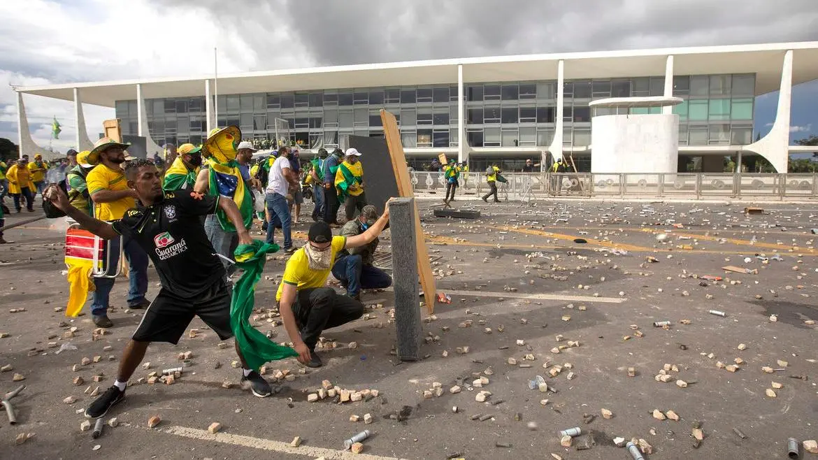 Atos antidemocráticos no Palácio do Planalto