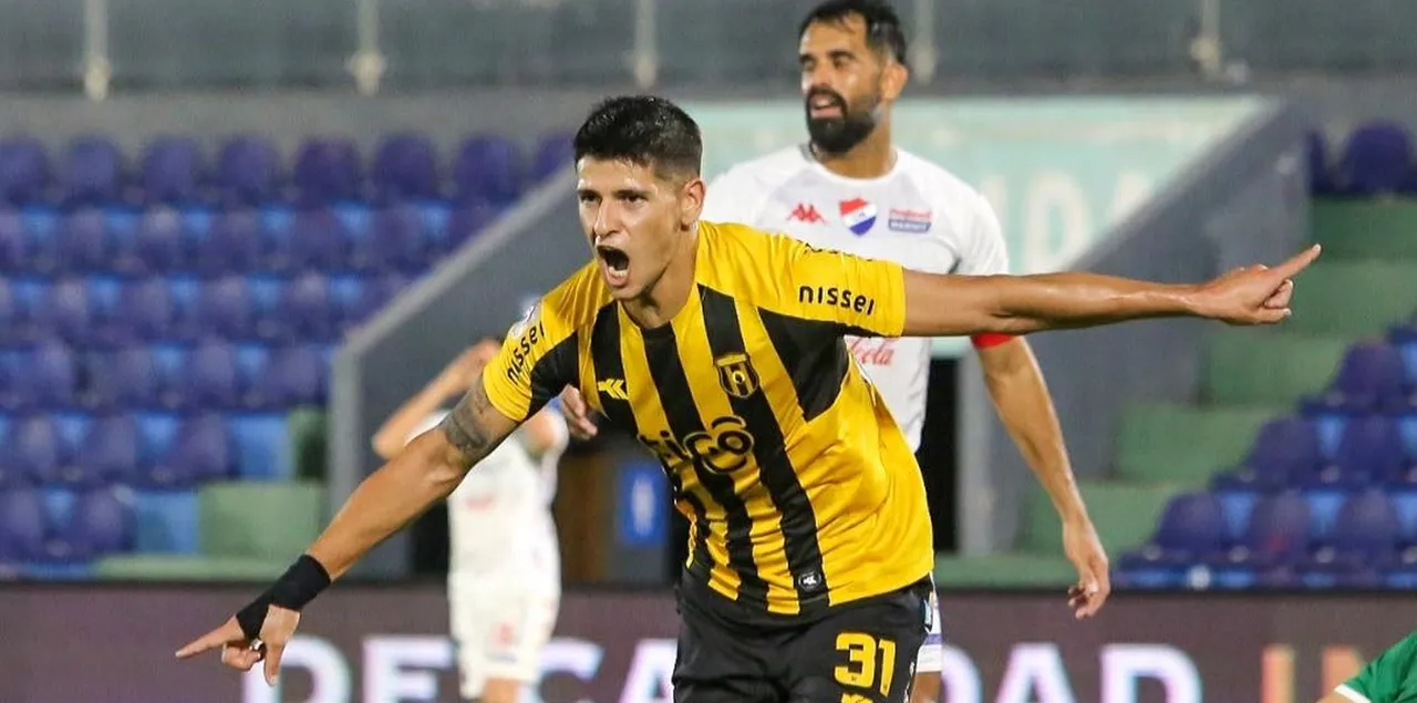 Facundo defendia o Guaraní e marcou 11 gols em 40 jogos em 2023 pelo time paraguaio