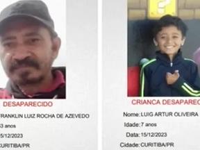 Pai e filho desaparecidos no Paraná