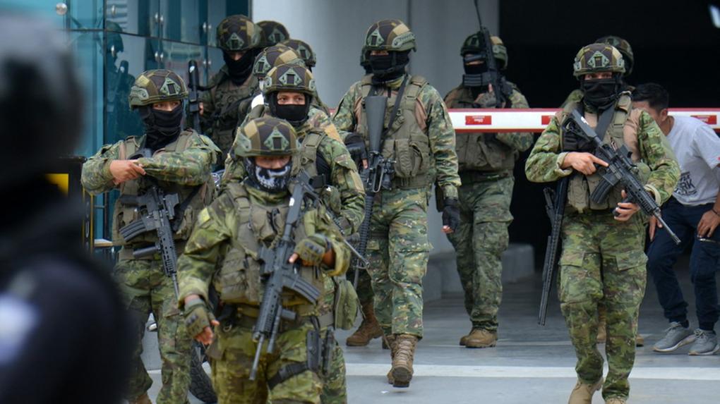 Forças de segurança equatorianas