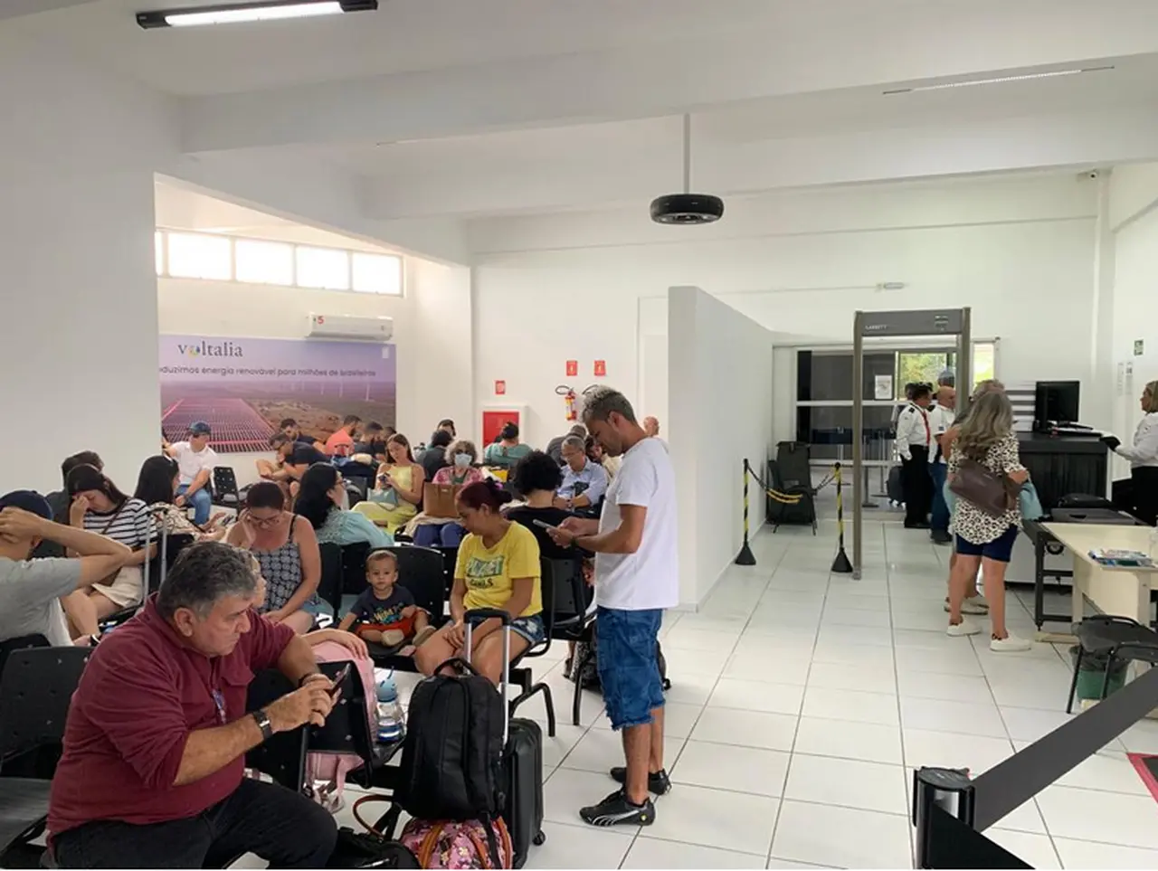 sala de embarque do aeroporto de mossoró