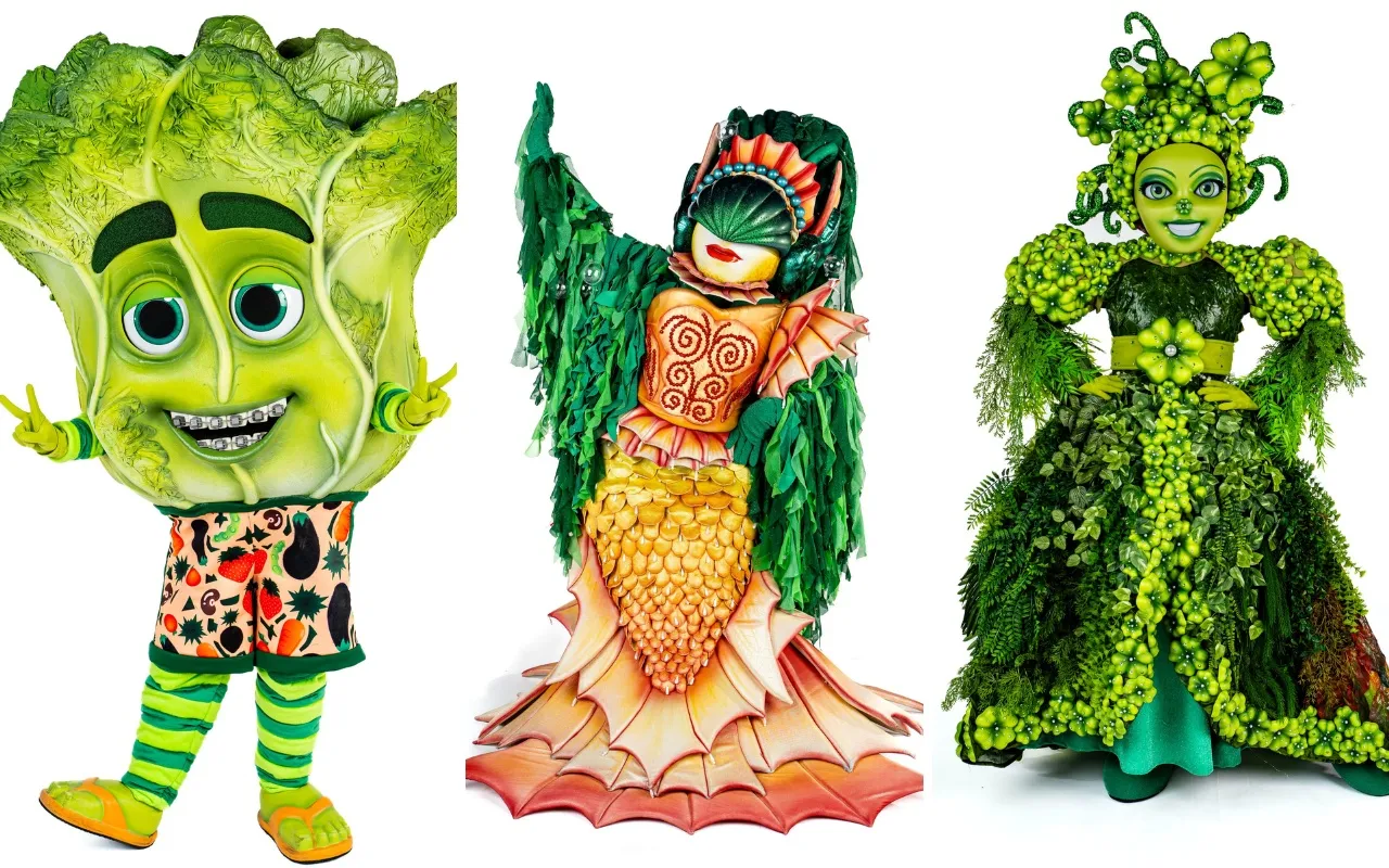 Fantasias de Pé de Alface, Sereia Iara e Trevo