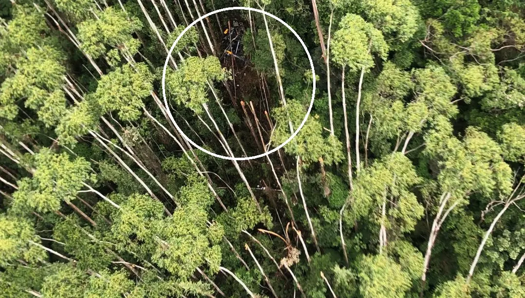 Foto divulgada pela PM de São Paulo no resgate do ônibus