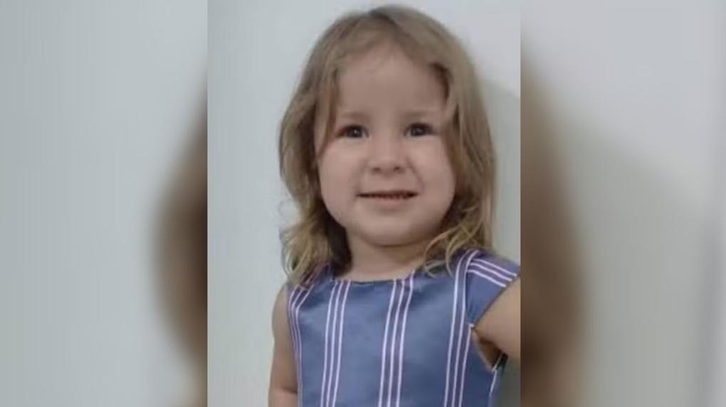 Menina Ágatha Saraiva, de 3 anos, que desapareceu em 11 de janeiro de 2024 em Cascavel, Paraná. Caso Ágatha: criança desaparece enquanto brincava em frente de casa no Paraná