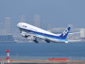 Aeronave da compania aérea japonesa All Nippon Airways (ANA)