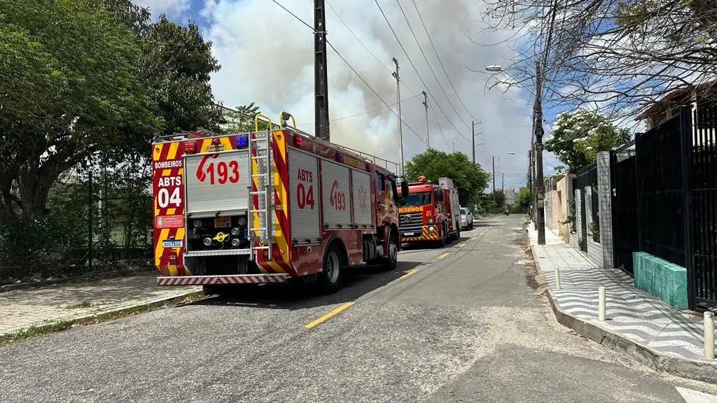 Caminhão do Corpo de Bombeiros