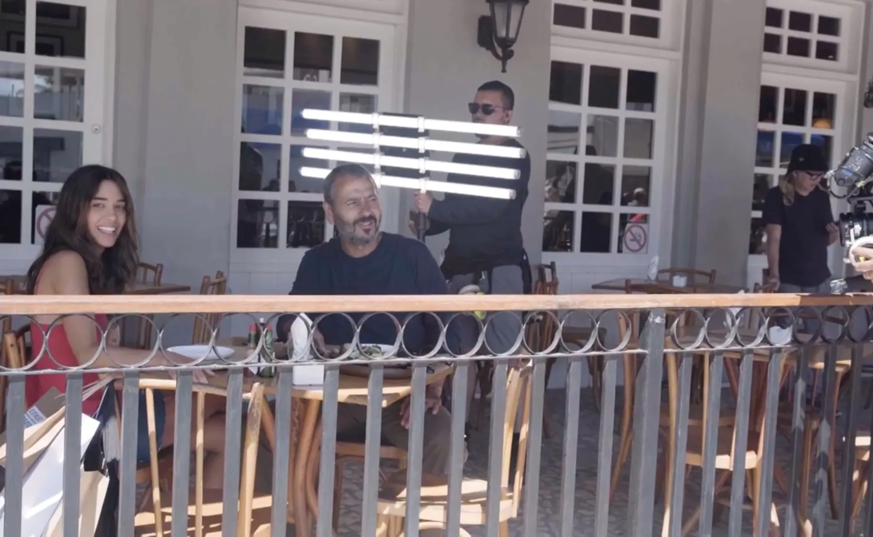 Gravação no restaurante Vesúvio