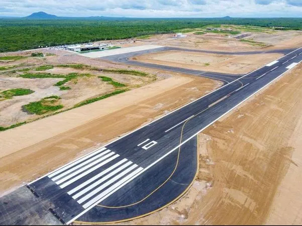 Vista aérea do Aeroporto de Sobral