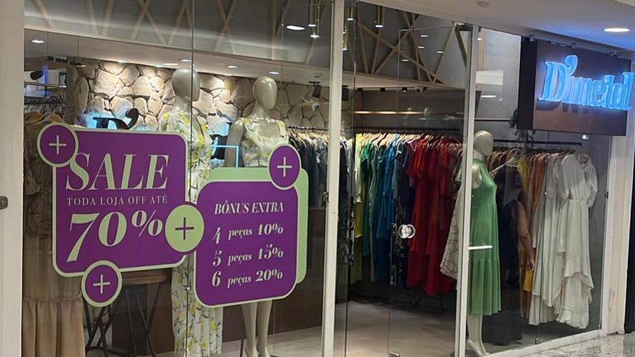 D'Metal fecha loja em shopping de Fortaleza e faz liquidação com até 70% de  desconto - Negócios - Diário do Nordeste