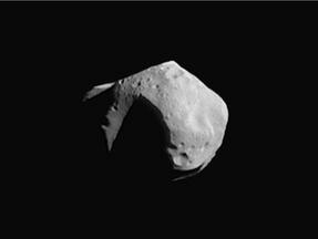 Um asteroide registrado pela sonda NEAR Shoemaker