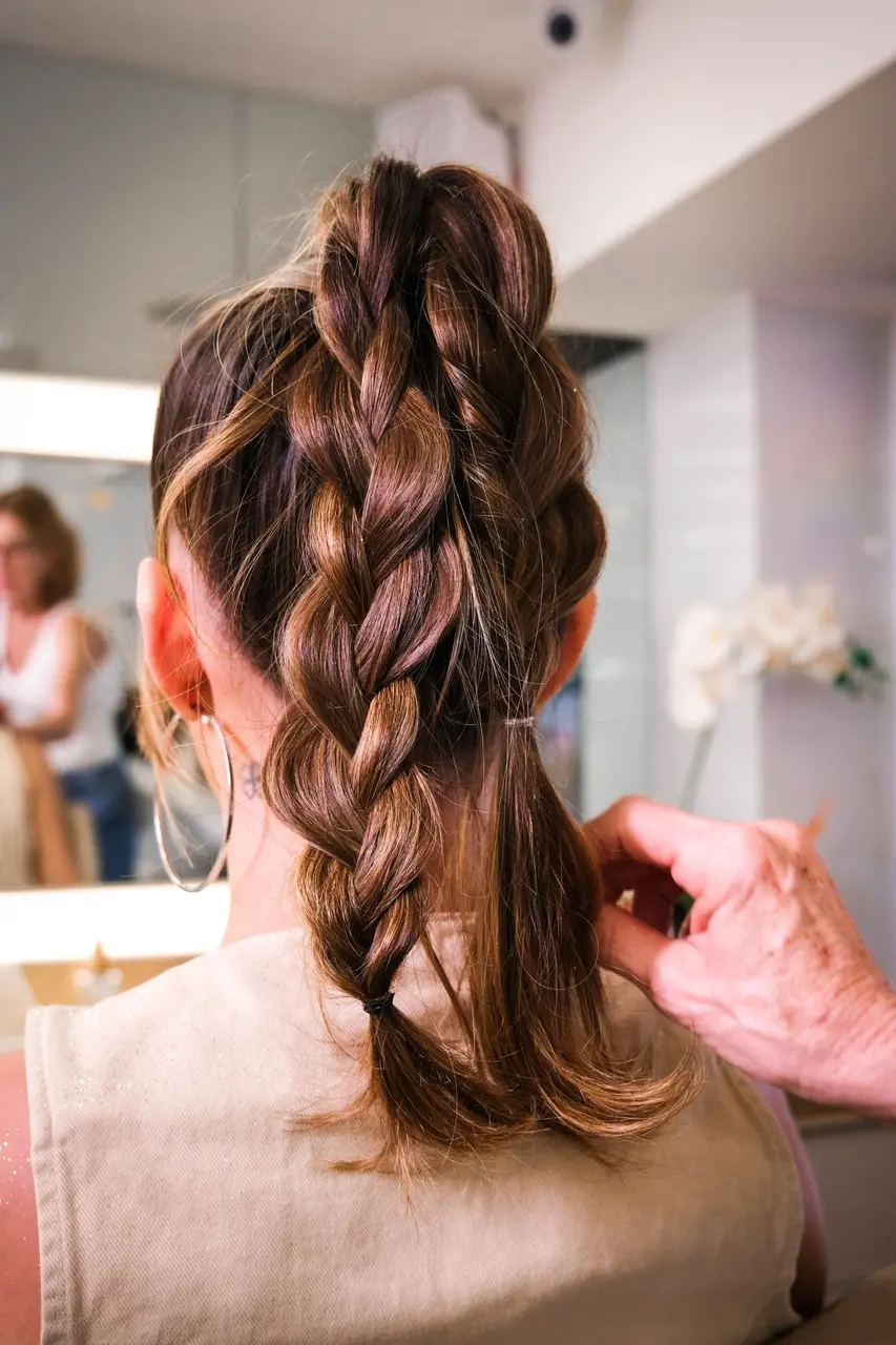 Tranças soltinhas podem segurar mais tempo com spray