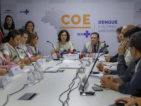Reunião para abertura do Centro de Operações de Emergências contra a dengue (COE Dengue)