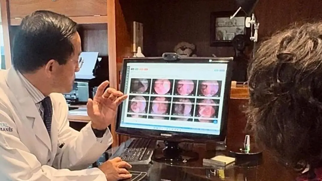 Nattan em consulta médica