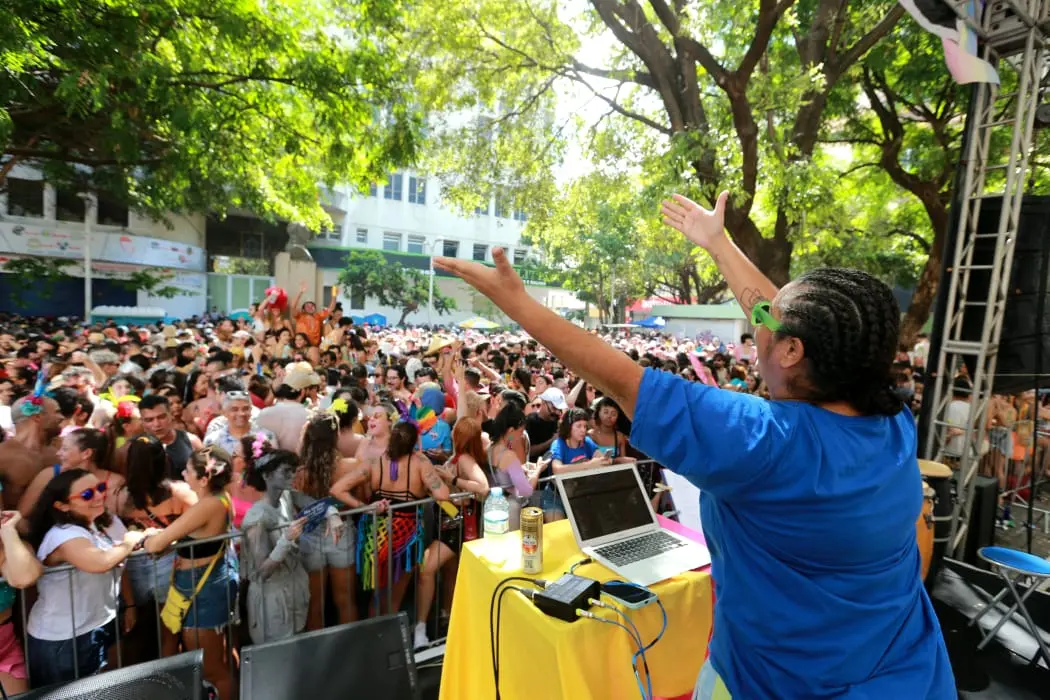 festa de pré-carnaval em Fortaleza