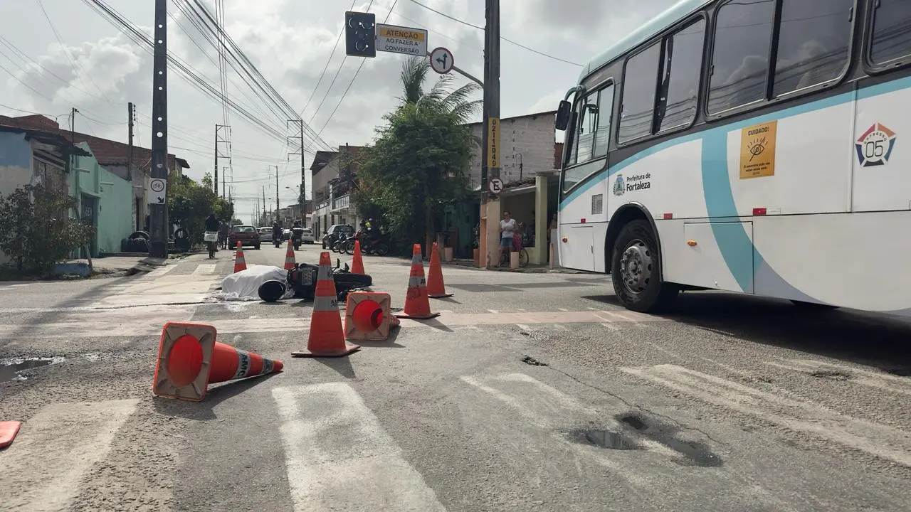 Acidente no bairro Serrinha