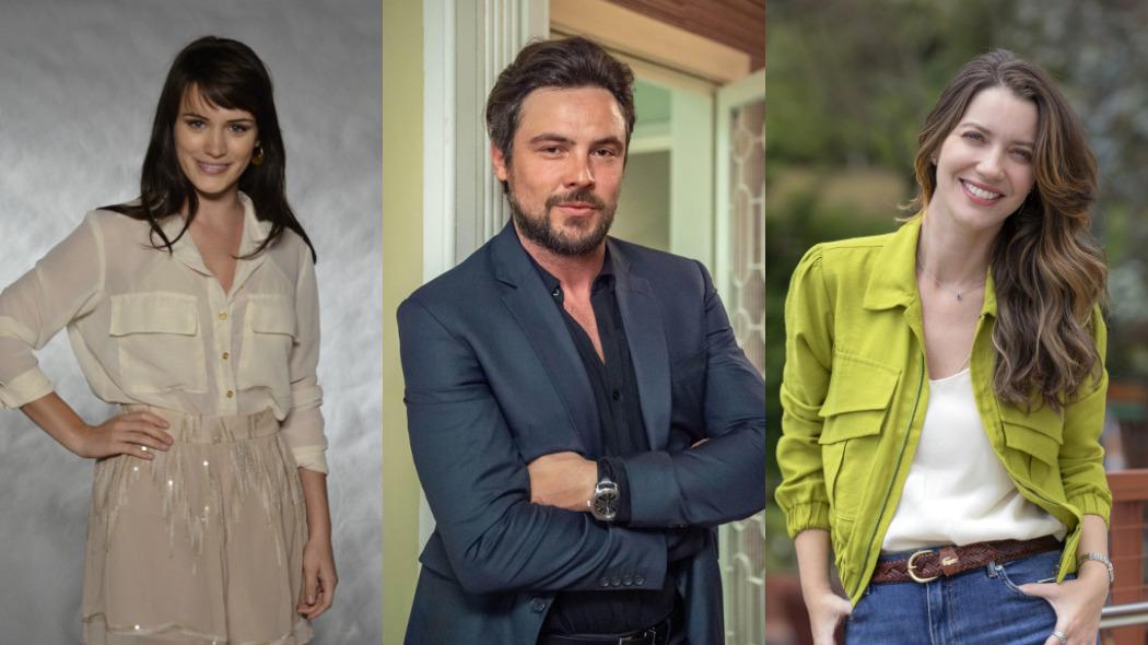 montagem com Bianca Bin, Sergio Guizé e Nathalia Dill
