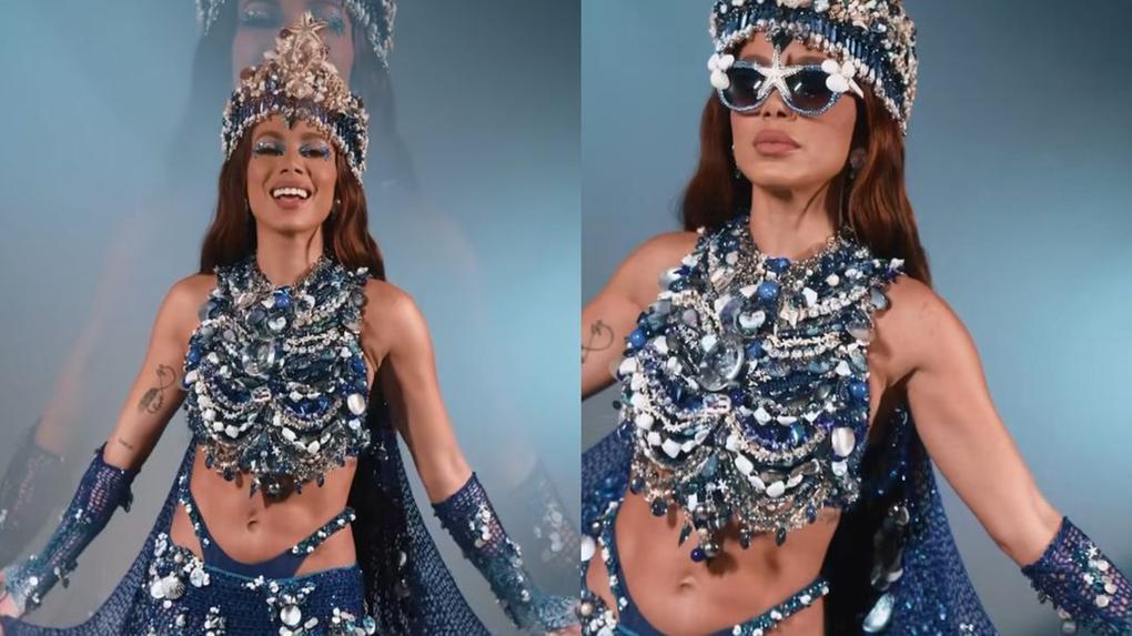 Anitta anunciou figurino em homenagem a Iemanjá para Carnaval em Salvador