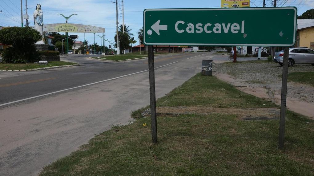 Placa da cidade de Cascavel