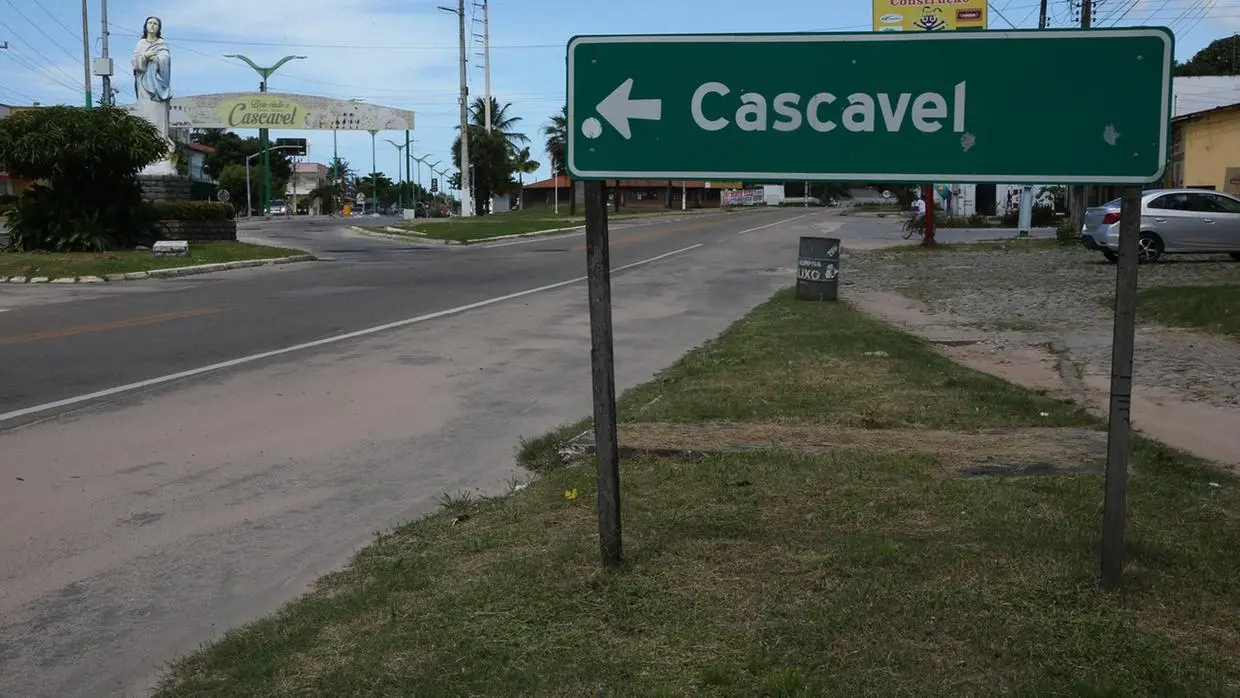 Placa da cidade de Cascavel