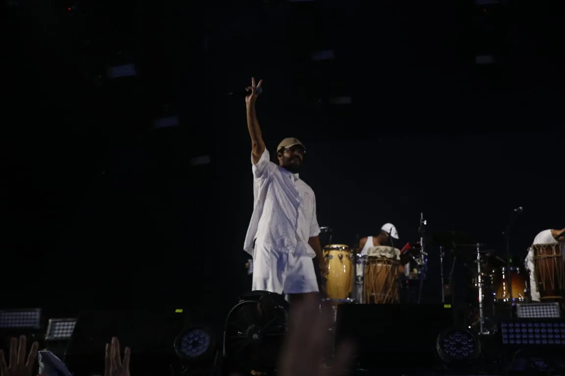 Criolo agitou o público no Aterro