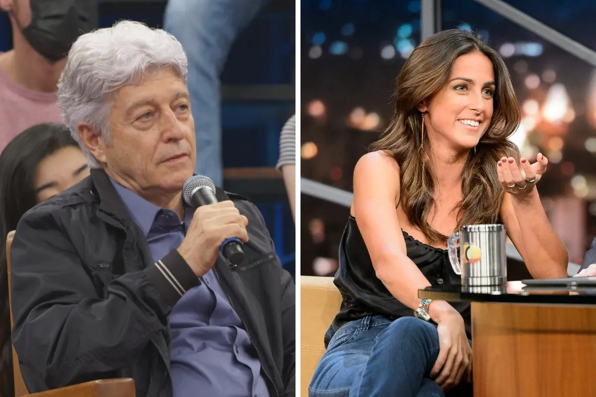 Os jornalistas Caco Barcellos e Carol Barcellos