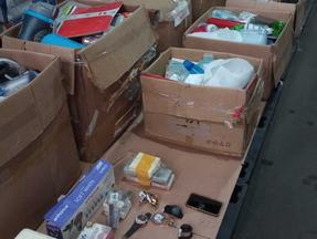 Serão 100 lotes disponíveis com produtos apreendidos ou abandonados no Porto de Santos