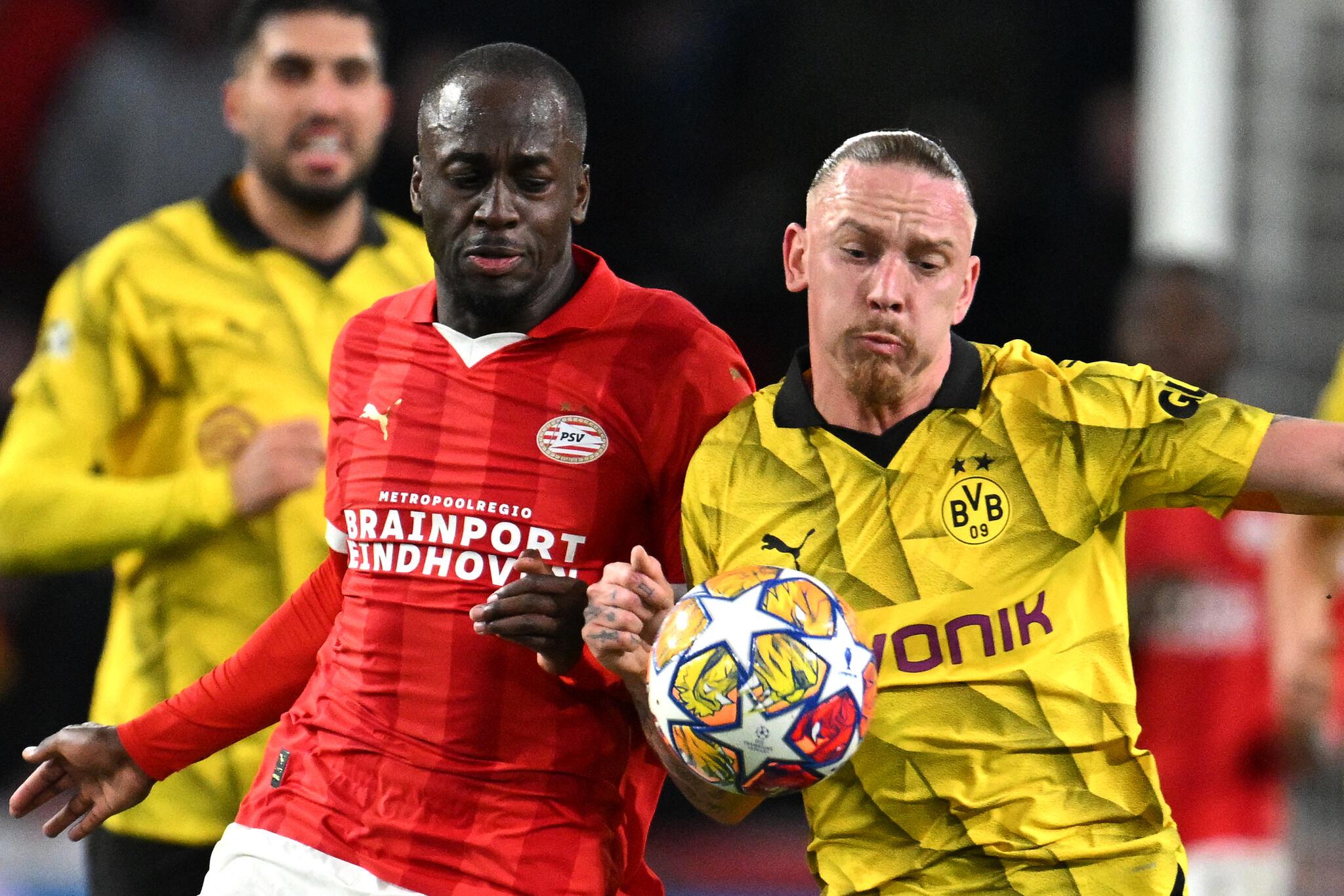 PSV e Borussia Dortmund ficam no empate em jogo de ida das oitavas de final da Champions - Jogada - Diário do Nordeste