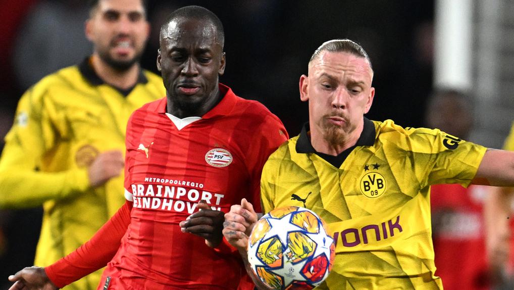 PSV e Borussia Dortmund ficam no empate em jogo de ida das oitavas de final da Champions - Jogada - Diário do Nordeste