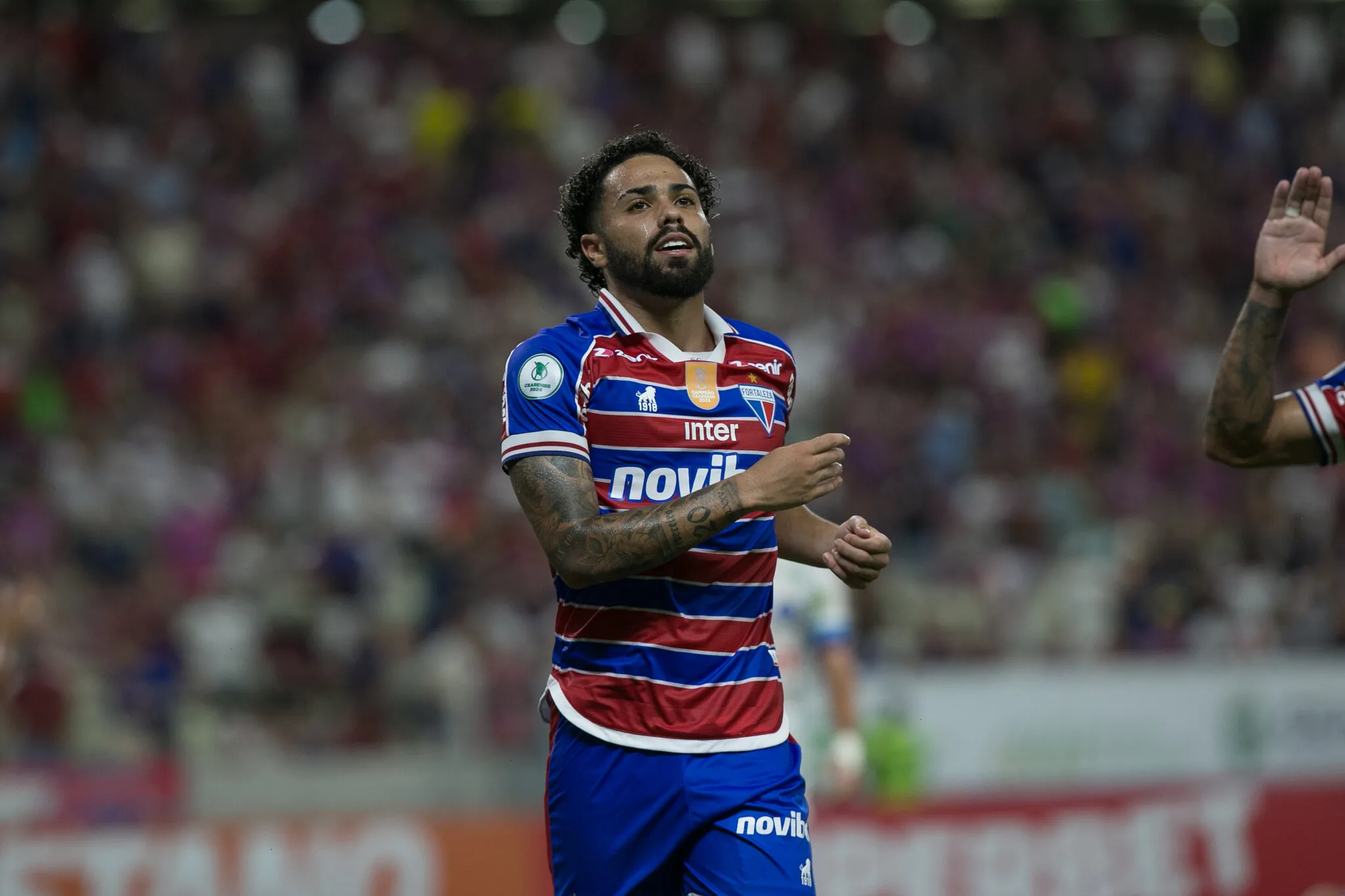 Calebe em ação pelo Fortaleza