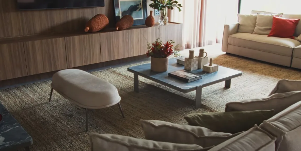 Sala de estar da Paola Oliveira