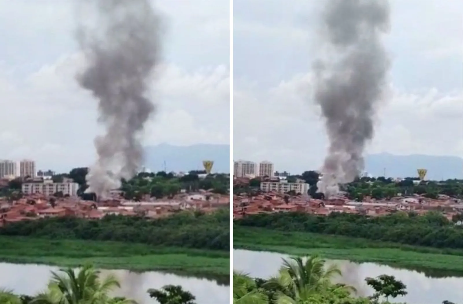 O incêndio foi registrado em uma rua no bairro Pici, em Fortaleza