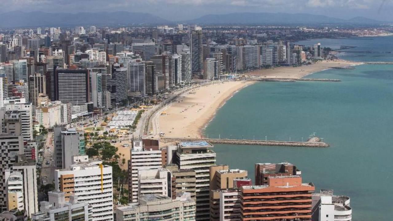 Vista aérea de Fortaleza