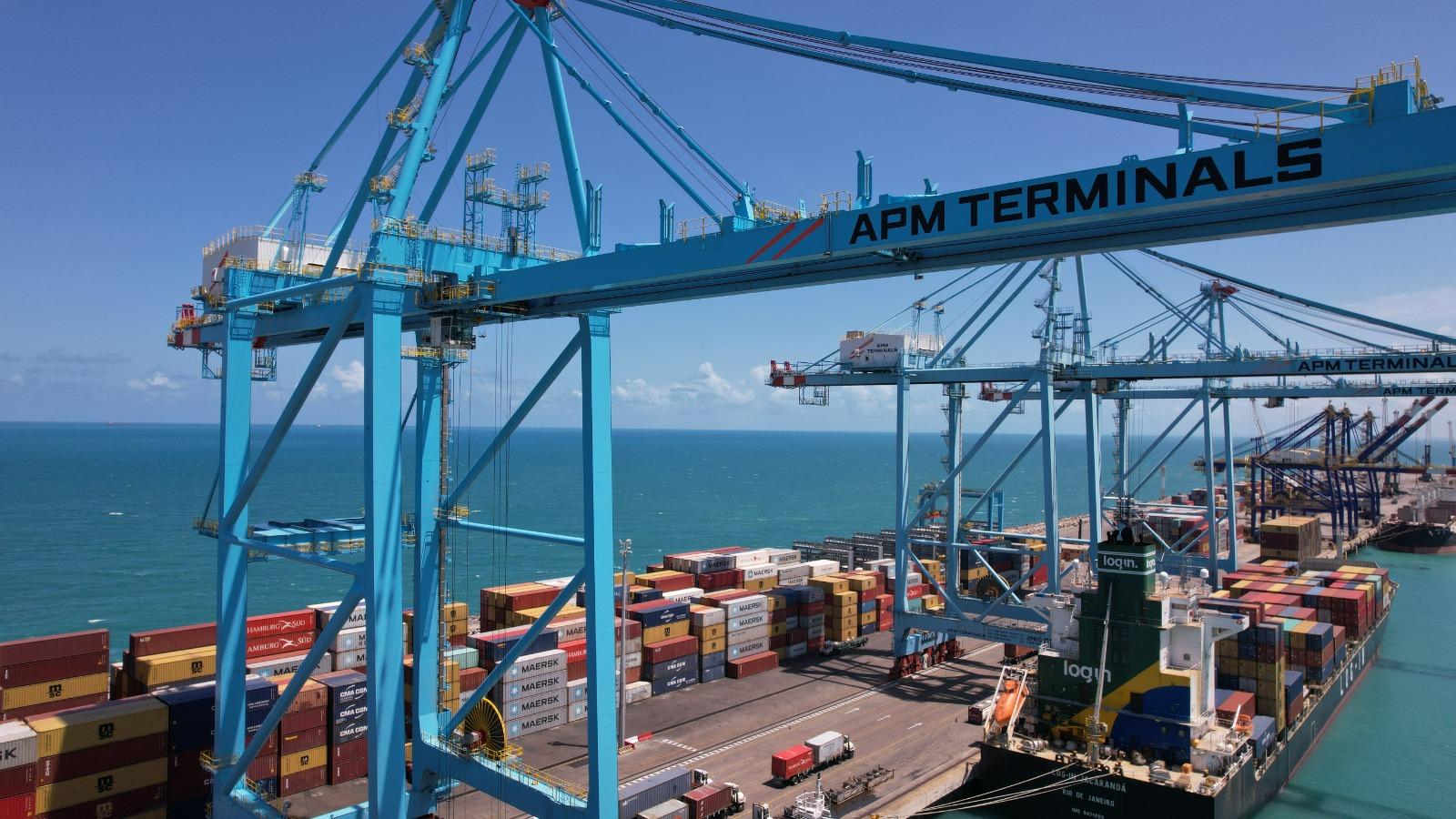 Com exporta o de frutas APM Terminals bate recorde de