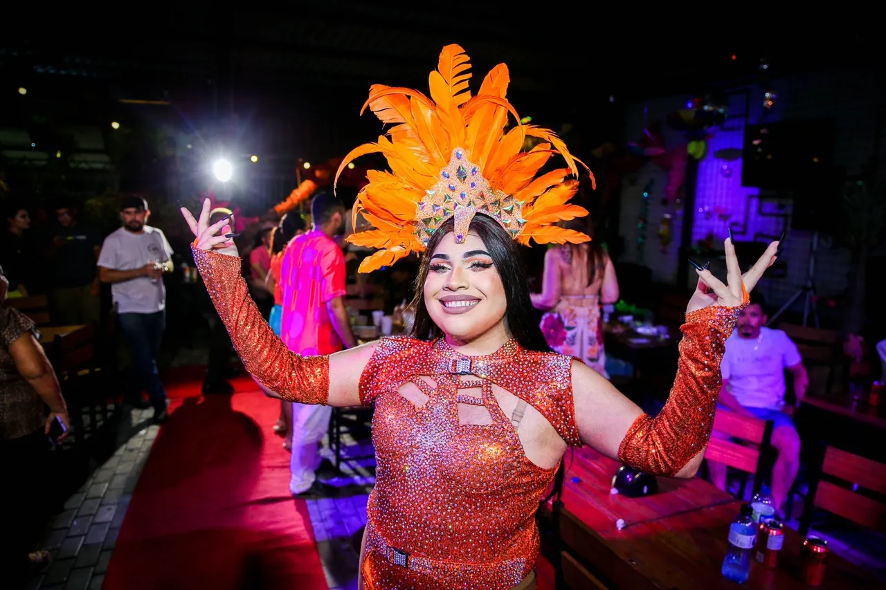 Alpha Killer, drag persona de Marcos Rodrigues, 23, idealizou o projeto no Ceará