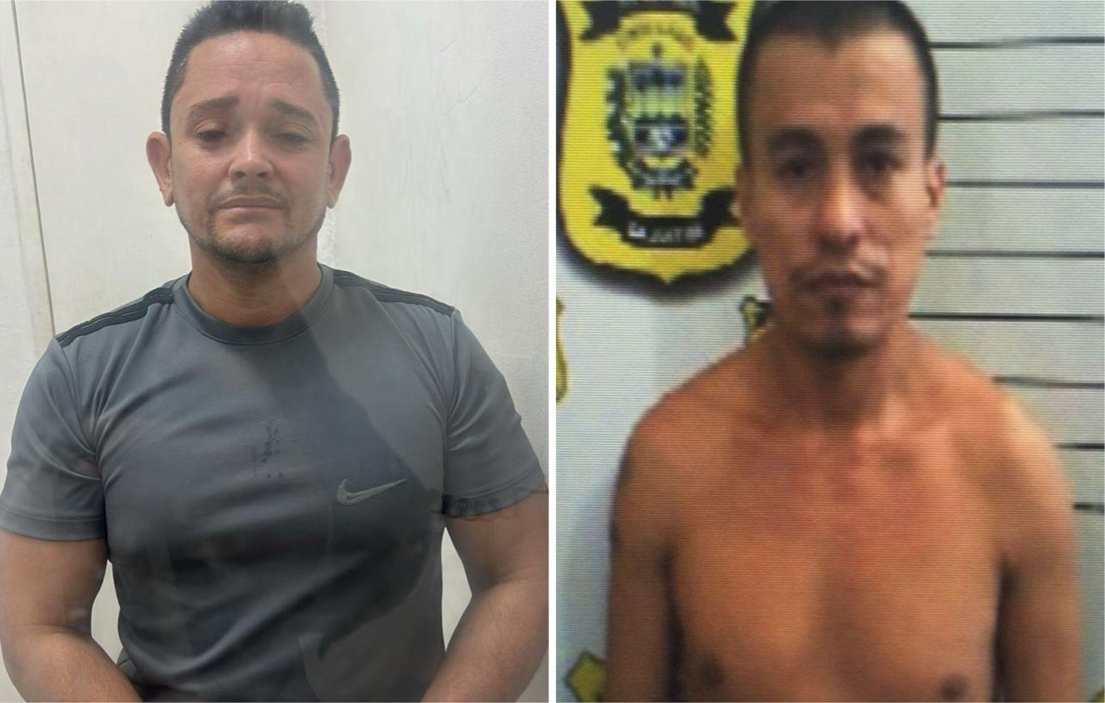 Montagem de fotos mostra o padeiro Antônio Carlos à esquerda e o homem preso no Piauí à direita