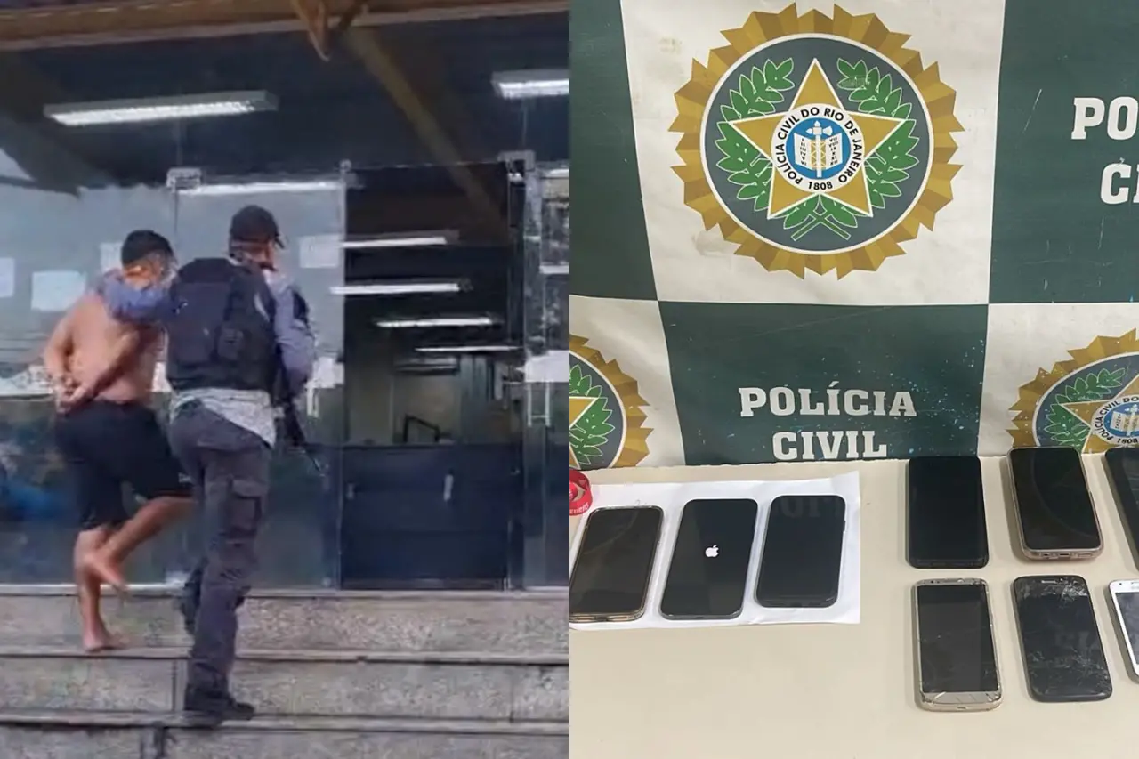 chefe de facção sendo preso