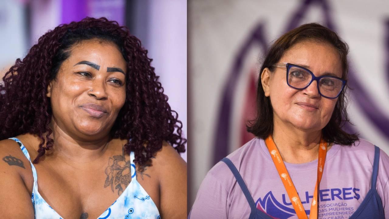 As empreendedoras Lúcia e Lília