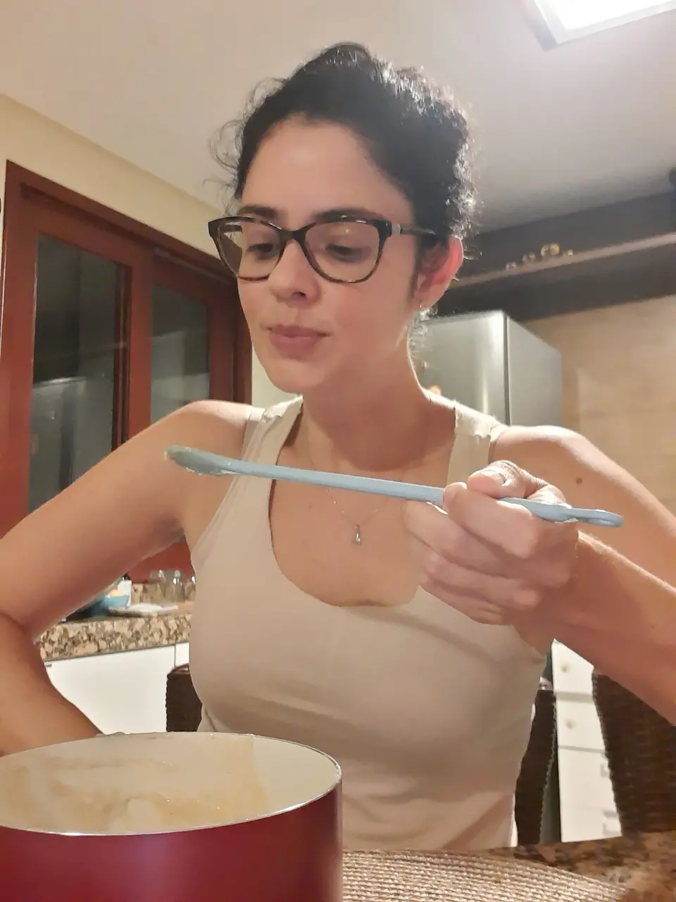 Nas horas vagas, Juliana gosta de se aventurar na cozinha