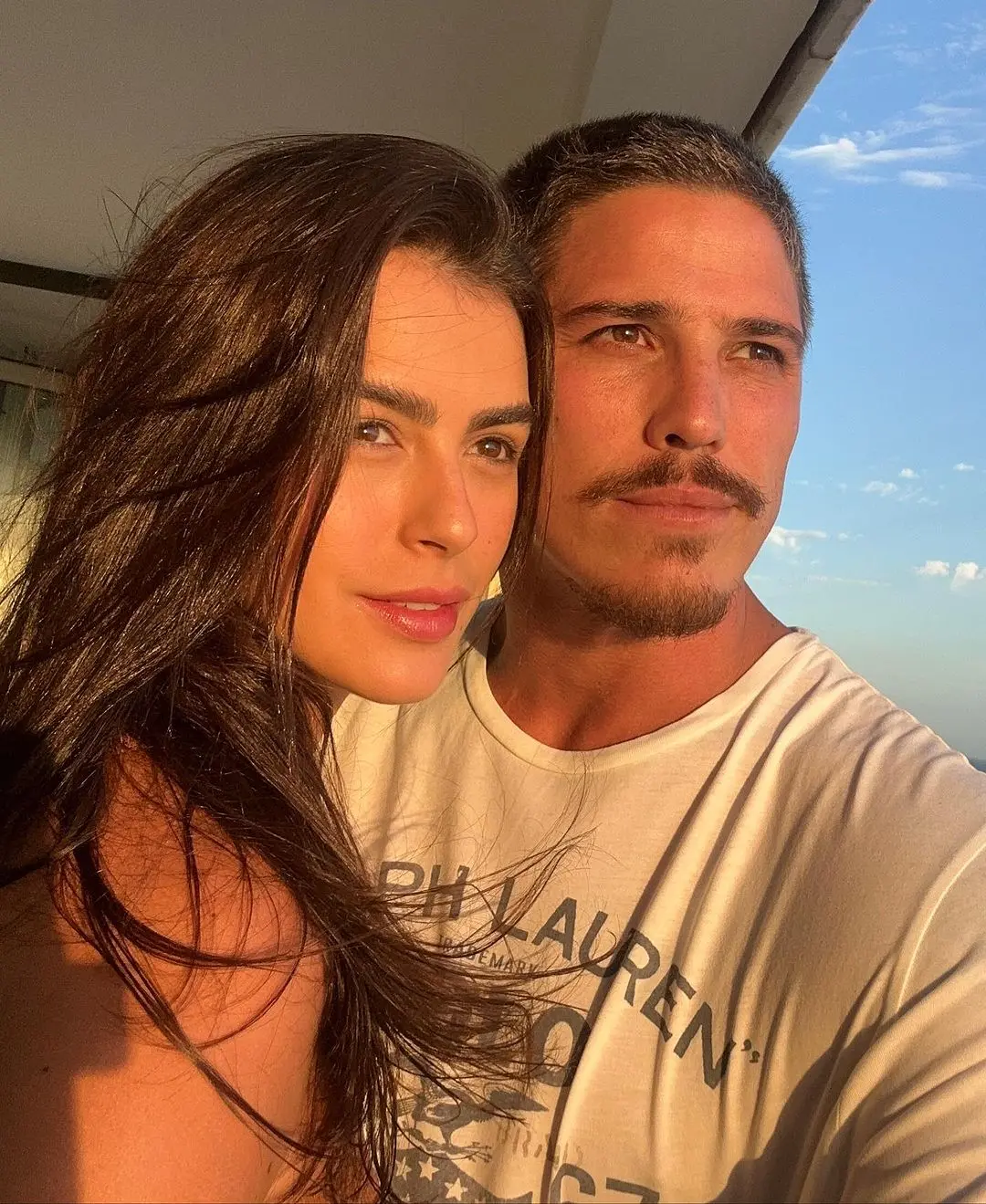 selfie de mari saad e romulo arantes neto