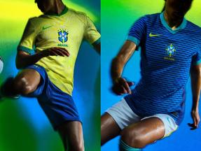 Fotos das novas camisas da Seleção Brasileira