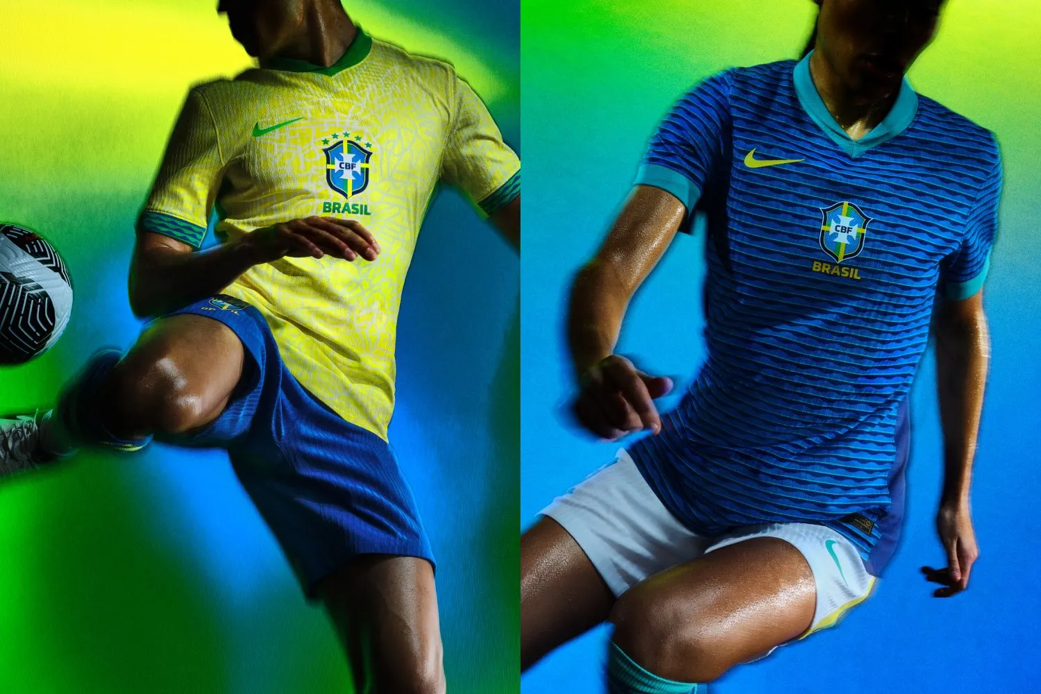 Novas camisas da Seleção Brasileira
