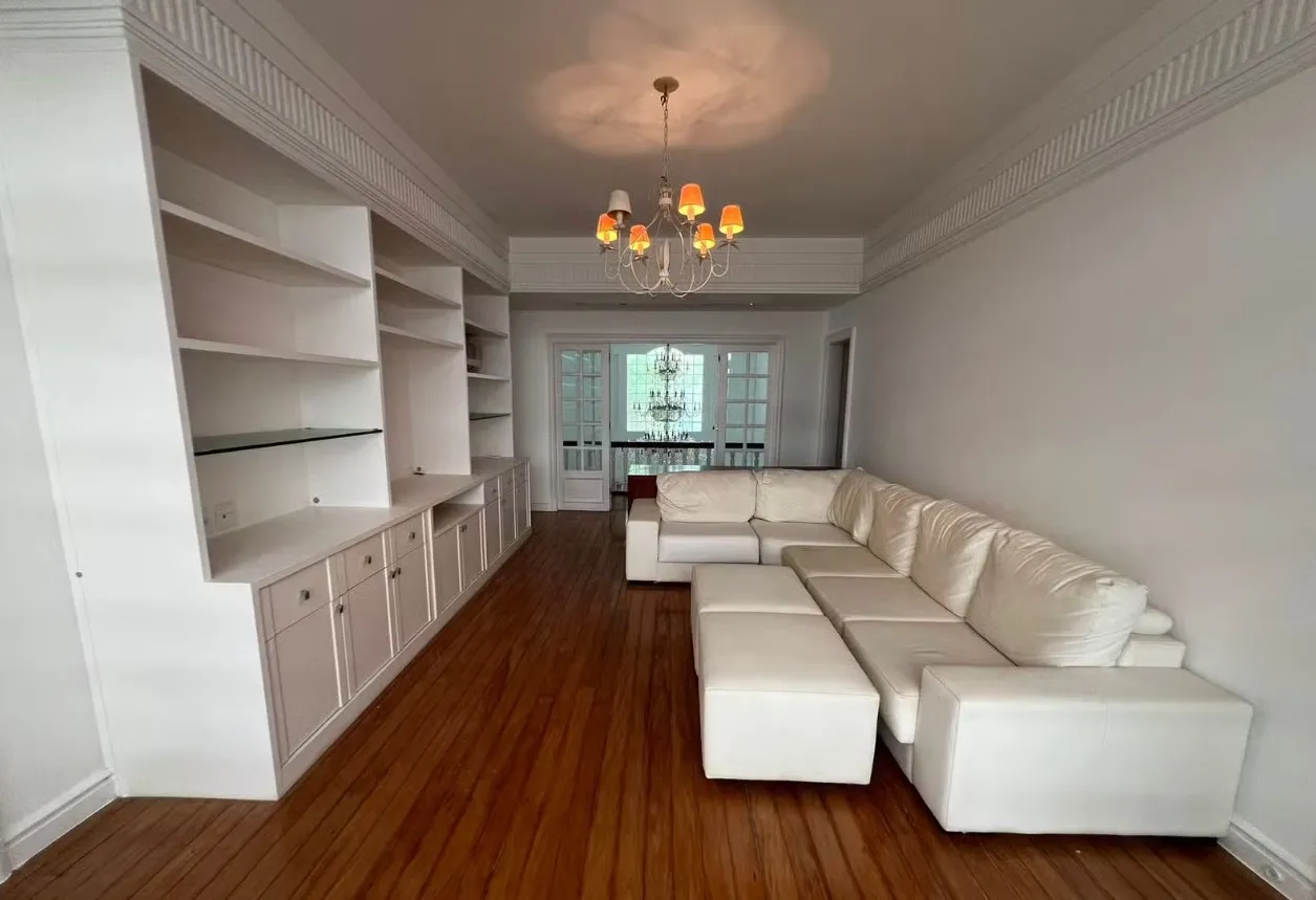 Sala de estar da casa de Glória Maria