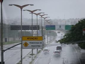 foto de tempo chuvoso em Fortaleza