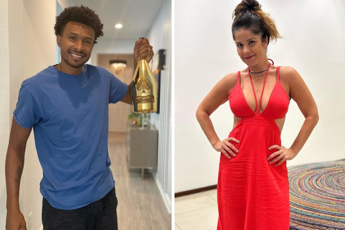 Samara Felippo e Leandrinho Barbosa