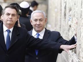 Bolsonaro e Benjamin Netanyahu