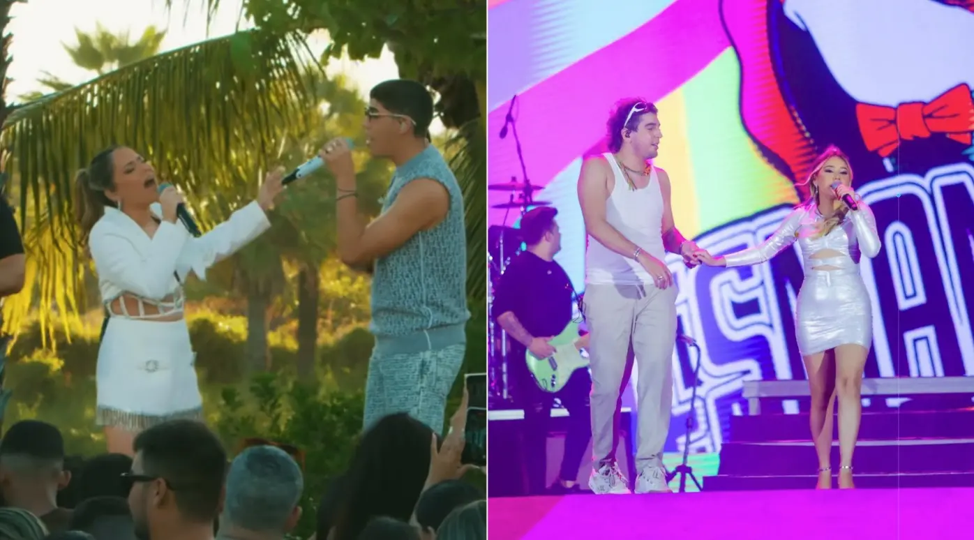 Marília Tavares já chegou a participar de festa do cantor Nattan e gravar clipe com Zé Vaqueiro