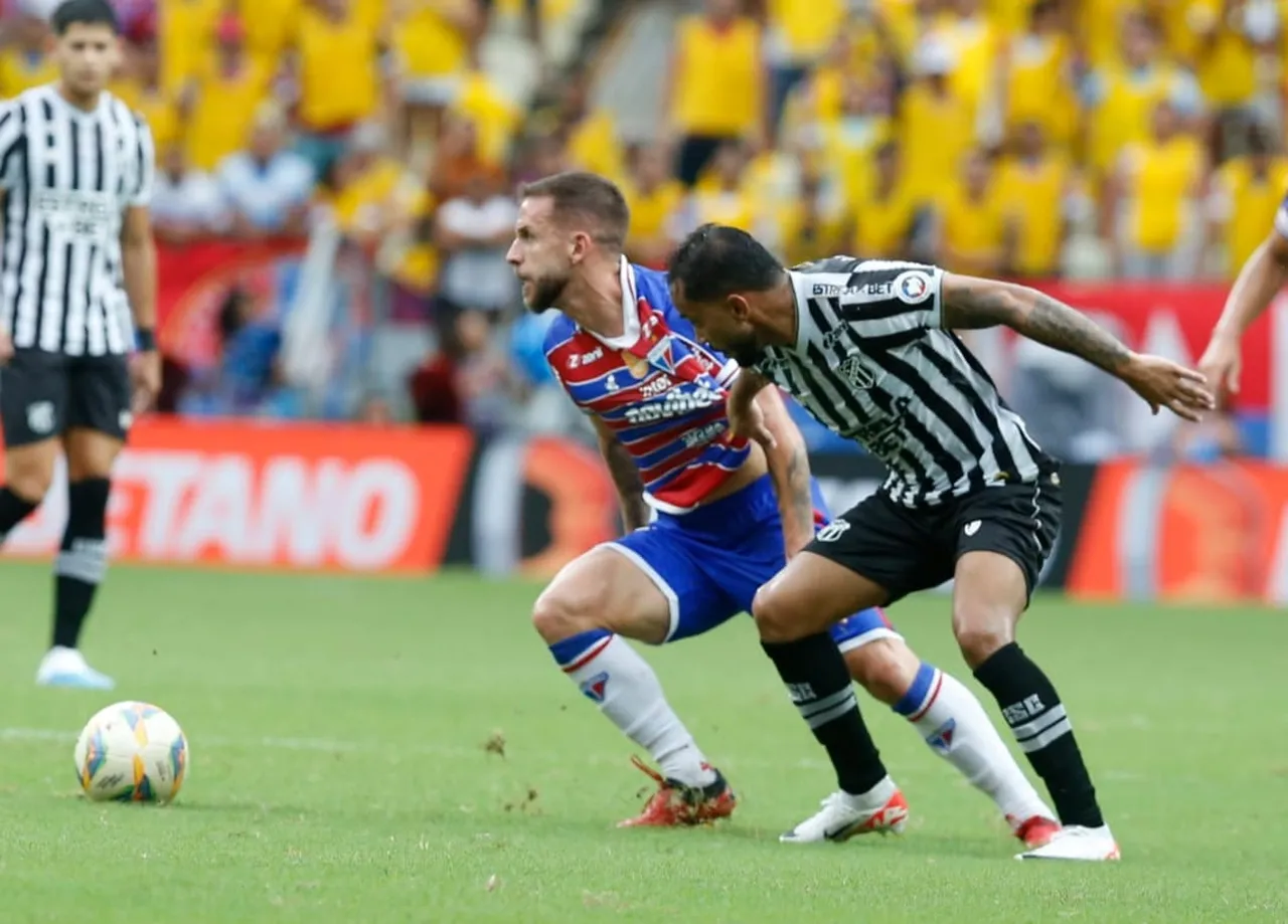 Fortaleza e Ceará adotaram estratégias mais defensivas no jogo de ida decisão