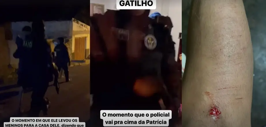 Os policiais levaram os dois primos de Yarley até a casa deles, para apurar a denúncia de que eles guardavam armas de fogo e drogas
