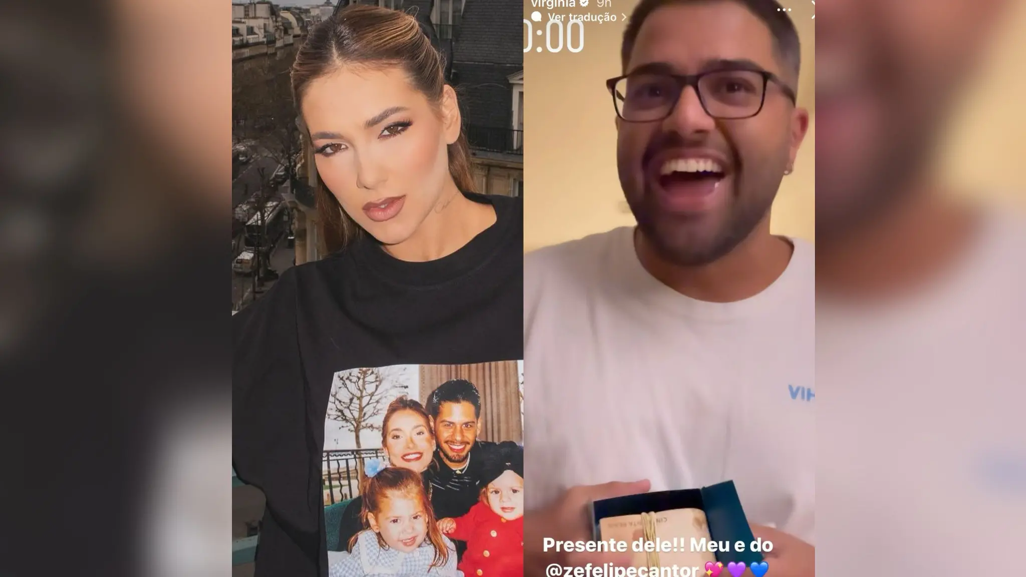 Virginia Fonseca e seu amigo, Herbert Gomes