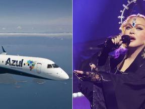 Azul lança voos extras de Juazeiro do Norte ao Rio de Janeiro para o show da Madonna